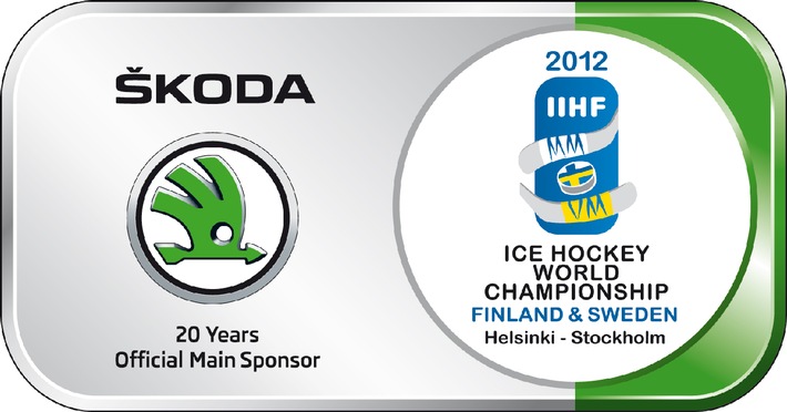 SKODA unterstützt auch 2012 die IIHF Eishockey-WM (BILD)