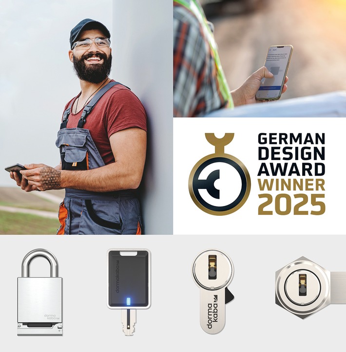 dormakaba Lösungen mit German Design Award 2025 ausgezeichnet