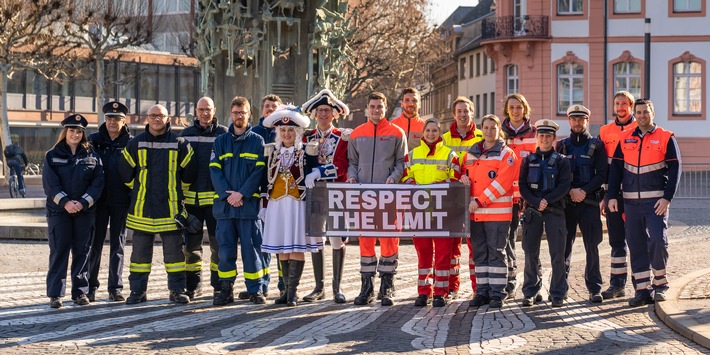 POL-PPMZ: Blaulichtorganisationen unterstützen Kampagne der Polizei Rheinland-Pfalz - &quot;Respect the Limit&quot;
