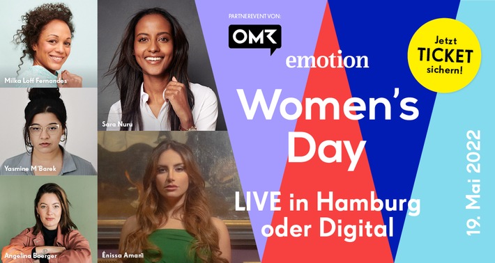 Zukunftsweisende Frauenkonferenz am 19. Mai 2022 in Hamburg: Beim EMOTION Women