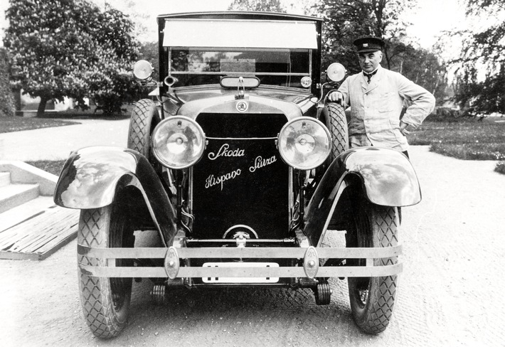 Der ŠKODA Hispano-Suiza im Dienste des Staatspräsidenten Tomáš Garrigue Masaryk