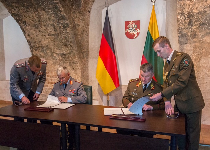 Vertiefte deutsch-litauische Zusammenarbeit besiegelt