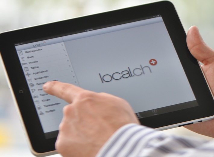 local.ch lanciert erste Telefonbuch Applikation fürs iPad