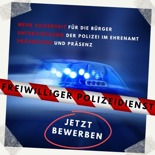 POL-HG: Freiwillige Polizeihelferinnen und Polizeihelfer in mehreren Kommunen gesucht