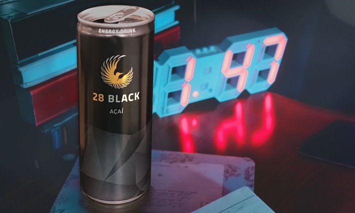 Mit 28 BLACK durch die Nachtschicht / Energy Drink startet Sampling-Aktion