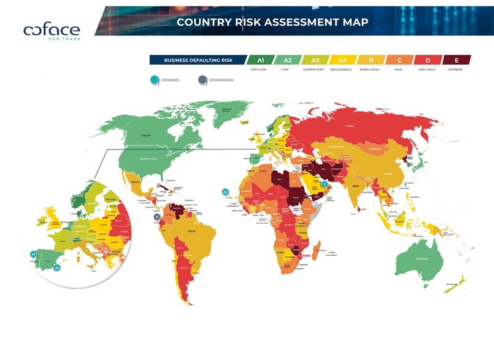 Coface Barometer: Weltwirtschaft erholt sich leicht / Verbessertes Länderrisiko für Portugal und Spanien