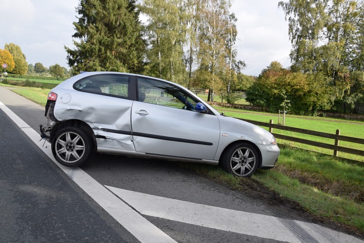 POL-HF: Unfall bei Wendemannöver- Verletzte ins Krankenhaus