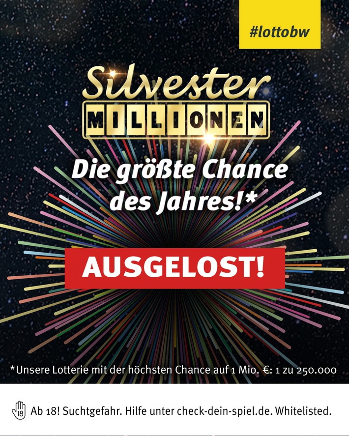 Lotterie-Glück im Südwesten! Zwölf Millionengewinne in Baden-Württemberg an Silvester