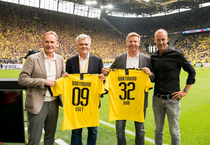 #EureLiebeIstSicher: ESET offiziell als neuer Sponsor von Borussia Dortmund vorgestellt