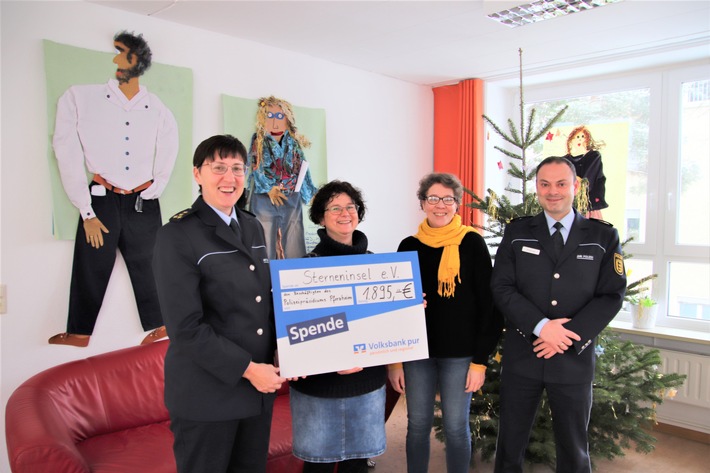 POL-Pforzheim: (Enzkreis/PF) Enzkreis/Pforzheim - Mehr als 1.800 Euro: Beschäftige des Polizeipräsidiums spenden an Kinder- und Jugendhospizdienst