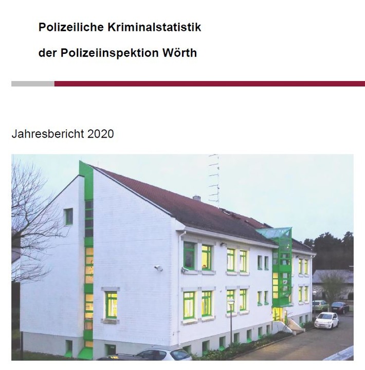 POL-PDLD: Wörth am Rhein; Veröffentlichung der Kriminalstatistik 2020