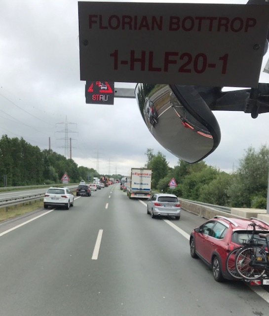 FW-BOT: Verkehrsunfall BAB A31 mit sieben Verletzten