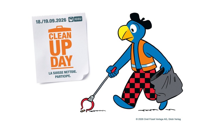 Communiqué: «Globi passe à l’action: une figure emblématique suisse s’engage contre le littering»