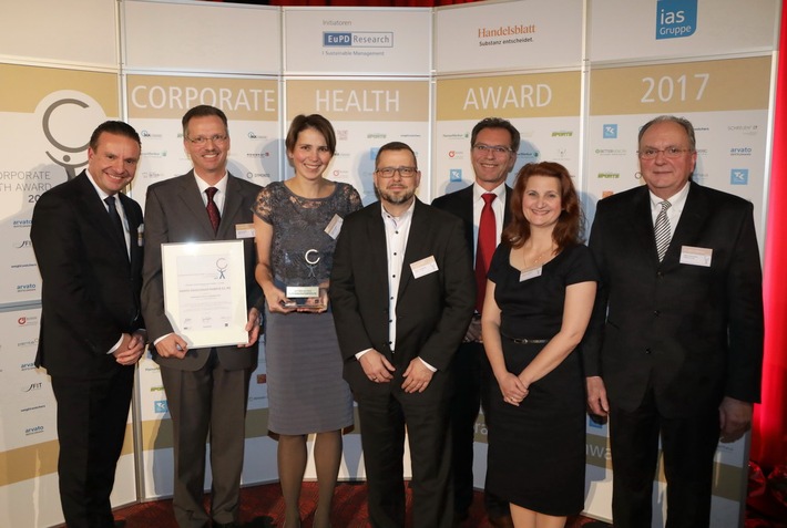 AbbVie Deutschland als Sieger mit Corporate Health Award 2017 ausgezeichnet