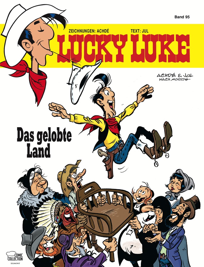 Mit Fiedel und Tora durch den Wilden Westen - Lucky Luke 95 ab 2. März 2017 im Handel!