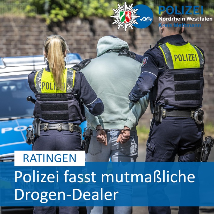POL-ME: Polizei fasst mutmaßliche Dealer - Ratingen - 2212104