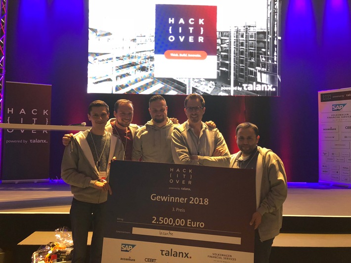 Entwickler von ControlExpert erreichen 3ten Platz beim  "Hack it Over" in Hannover