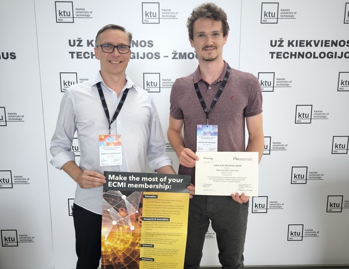 Ehemaliger Doktorand der Universität Koblenz mit ANILE-ECMI-Preis 2026 ausgezeichnet