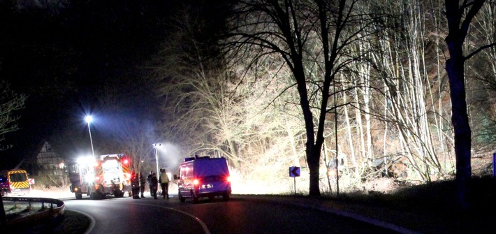 POL-RBK: Overath - schwerer Unfall im Sülztal