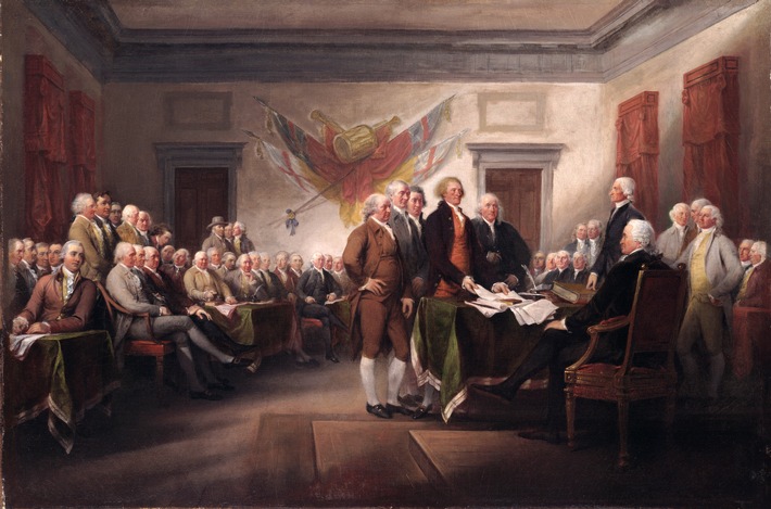 Programmänderung des Schwerpunkts: 250 Jahre Amerikanische Unabhängigkeit