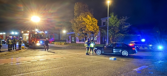 FFW Schwalmtal: Verkehrsunfall mit auslaufenden Betriebsmitteln in Waldniel