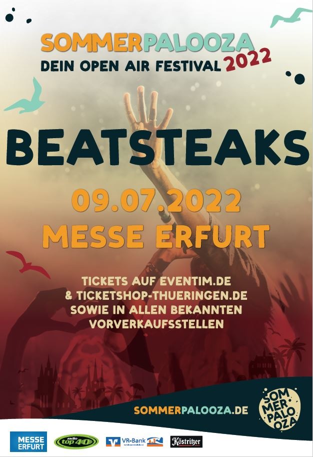Überraschung: Beatsteaks headlinen das erste SommerPalooza im Juli in Erfurt
