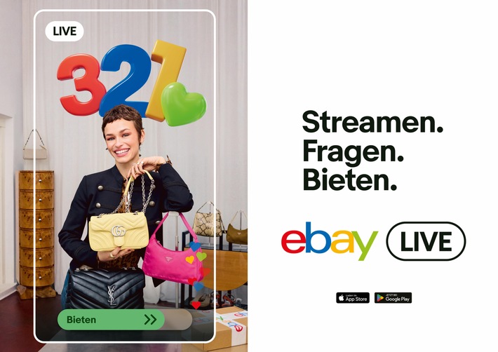„3, 2, 1 …!" ist zurück: eBay Deutschland startet neue Markenkampagne rund um eBay Live