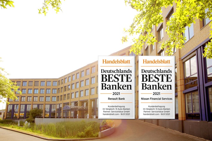 Beste Banken: Renault Bank und Nissan Financial Services vom Handelsblatt ausgezeichnet