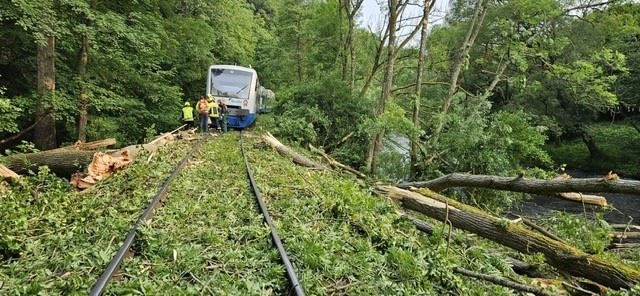 FW Nideggen: Evakuierung einer entgleisten Bahn