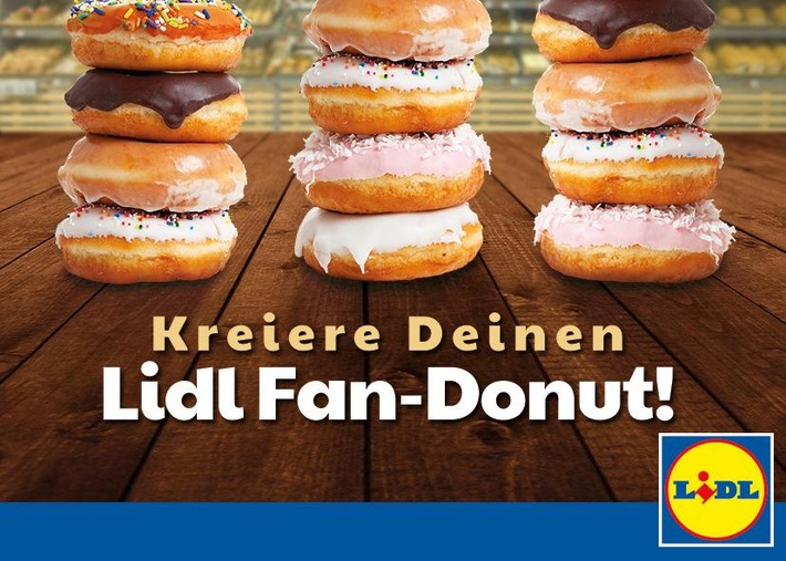 Backe, backe Donut / Lidl-Fans kreieren auf Facebook ihren Lidl-Fan-Donut (FOTO)