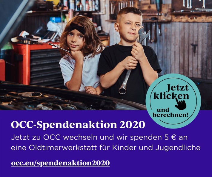 Weil Oldtimer Jung und Alt begeistern / OCC spendet für Kinder- & Jugendprojekt