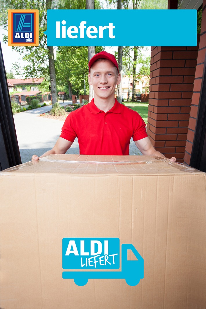 Neues Aktionsartikelsortiment: ALDI SÜD liefert ausgewählte
Produkte künftig nach Hause