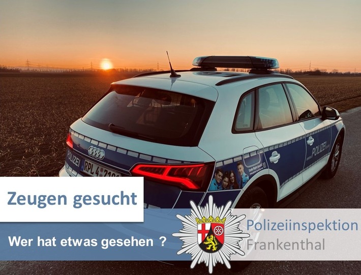 POL-PDLU: Frankenthal - Drei Leichtverletzte bei Verkehrsunfallflucht
