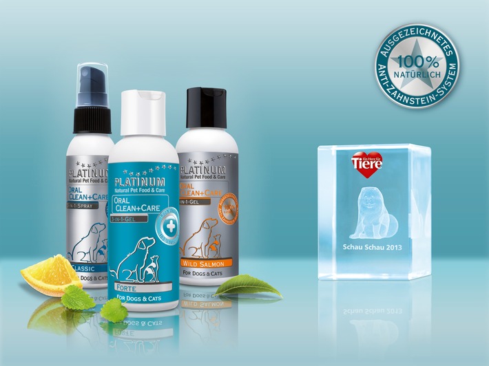 PLATINUM OralClean+Care ist "Innovation des Jahres": Leser prämieren das Zahnpflegeprodukt mit dem "Goldenen Schau Schau"