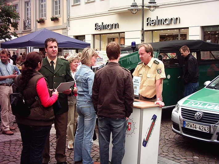 POL-REK: Polizei auf dem 8. Brühler Ausbildungsmarkt