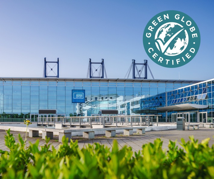 Messe Erfurt setzt Maßstäbe in Sachen Nachhaltigkeit – Erneut mit 98 Prozent Green Globe zertifiziert