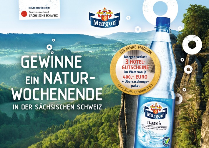 Margon feiert seine Heimat und verlost Naturwochenenden in der Sächsischen Schweiz