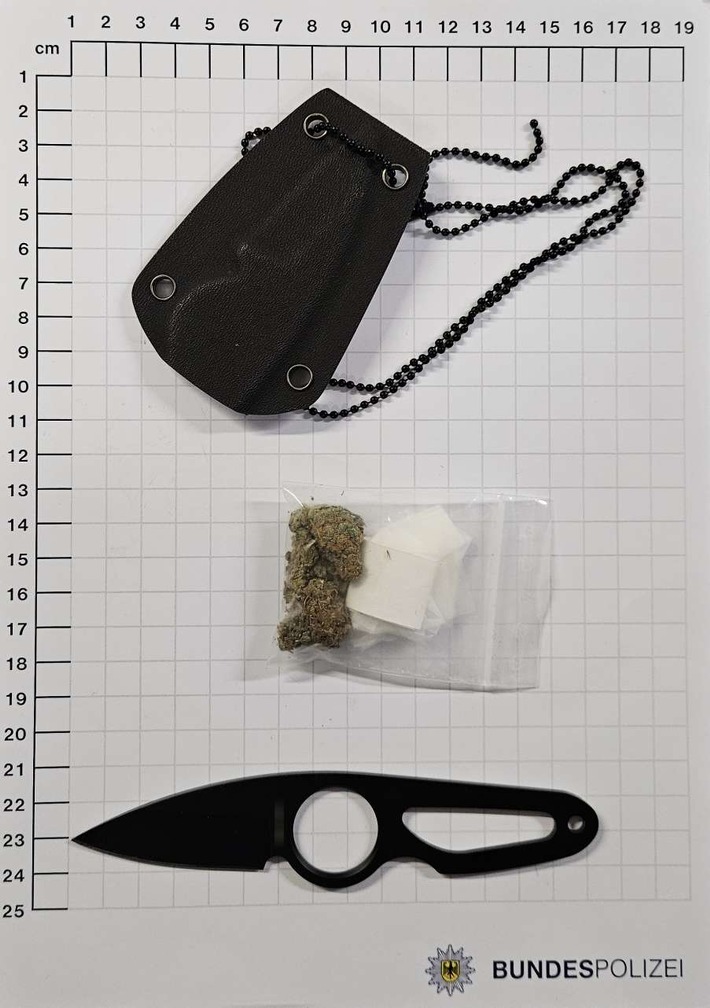 BPOL NRW: Gefälschte Dokumente, Drogen und Messer - Bundespolizei nimmt zweifach Gesuchten fest