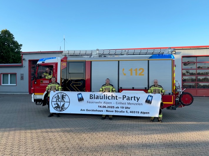 FW Alpen: Blaulichtparty Vol 5 in Menzelen - in vier Wochen geht es los...