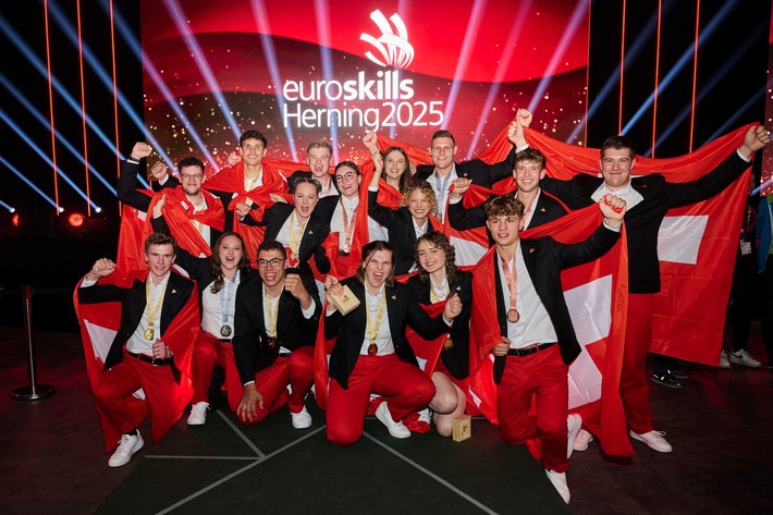 11 médailles dans 14 skills – les jeunes professionnel·le·s suisses brillent aux EuroSkills