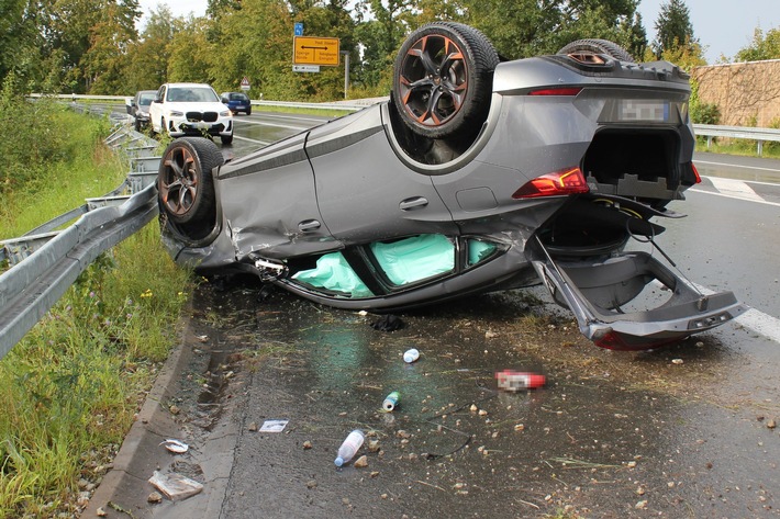 POL-BI: Schwerer Unfall in Abfahrt der A30