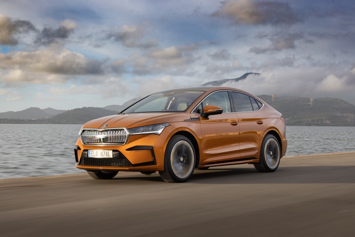 Allradgetriebenes Škoda Enyaq Coupé iV 80x ab sofort bestellbar