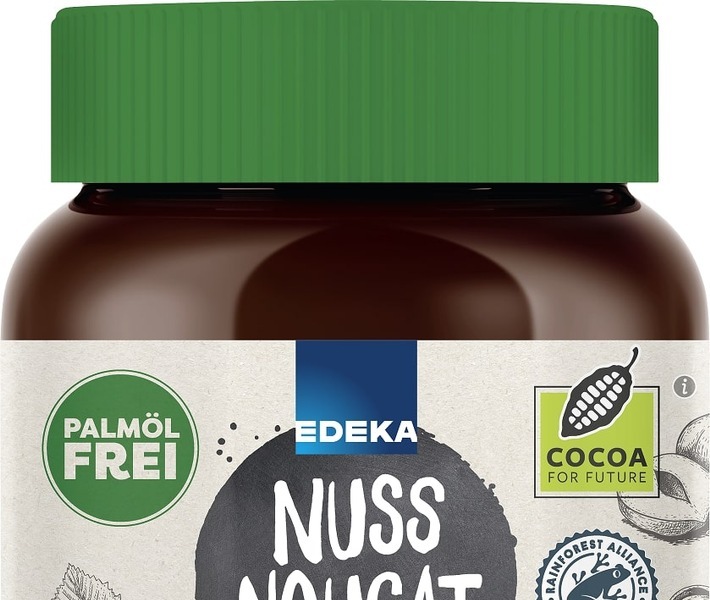 Für einen nachhaltigeren Kakaoanbau: EDEKA-Verbund startet Kakaoprogramm Cocoa For Future/ EDEKA Nuss Nougat Creme / Weiterer Text über ots und www.presseportal.de/nr/51907 / Die Verwendung dieses Bildes ist für redaktionelle Zwecke unter Beachtung ggf. genannter Nutzungsbedingungen honorarfrei. Veröffentlichung bitte mit Bildrechte-Hinweis.