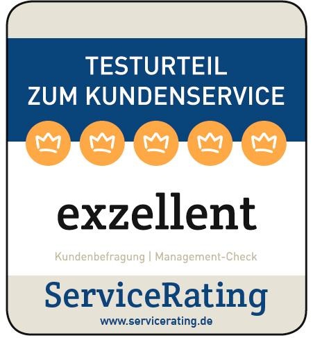 Bestnote für die Finanzberatung / Kundenservice der DVAG erneut exzellent