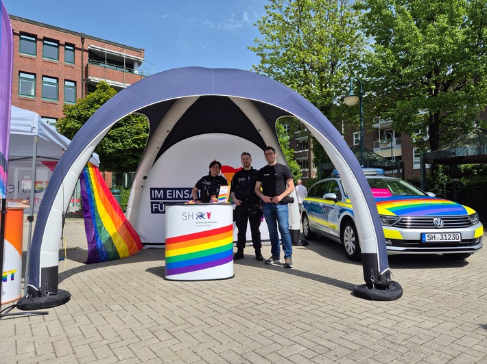 POL-SE: Zentrale Ansprechstelle LSBTIQ* der Landespolizei Schleswig-Holstein informiert auf der "NorderPride"