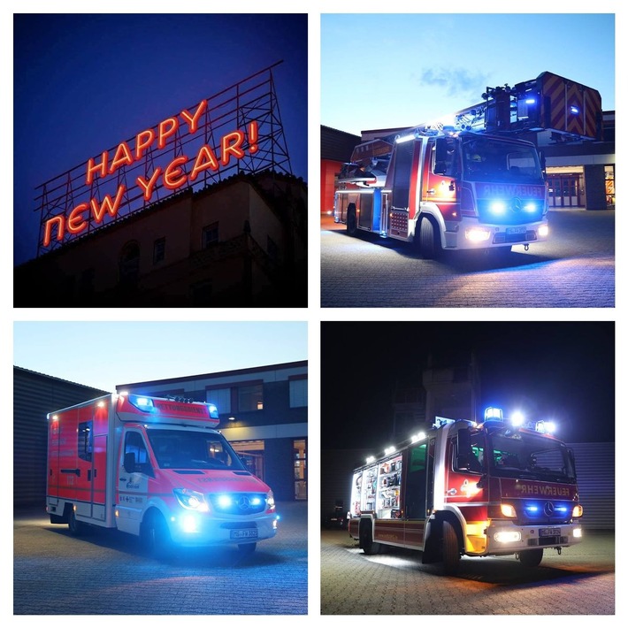 FW-MG: Einsatzbilanz der Feuerwehr zu Silvester 2024/2025