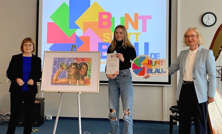 Schülerin aus Königs Wusterhausen gewinnt landesweiten Plakatwettbewerb gegen Komasaufen