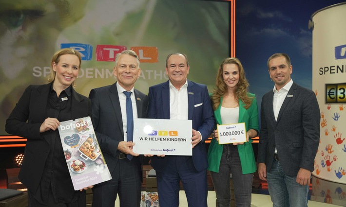 bofrost* ermöglicht Eröffnung des 20. RTL-Kinderhauses dank Millionenspende beim RTL-Spendenmarathon