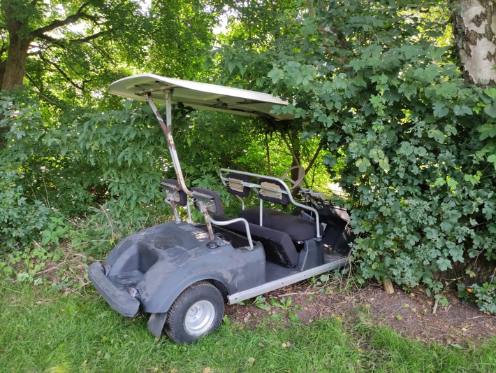 POL-DEL: Stadt Delmenhorst: Fund eines Golf-Cart +++ Eigentümer gesucht