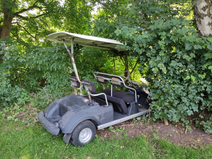 POL-DEL: Stadt Delmenhorst: Fund eines Golf-Cart +++ Eigentümer gesucht